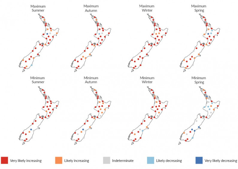 Figure 12. Eight individual maps of New Zealand.