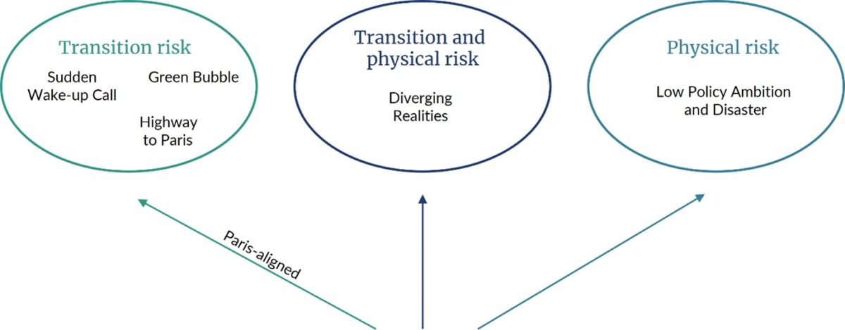 Figure 1. The NGFS short term scenarios